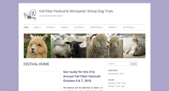 Desktop Screenshot of fallfiberfestival.org