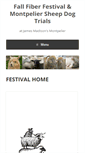 Mobile Screenshot of fallfiberfestival.org