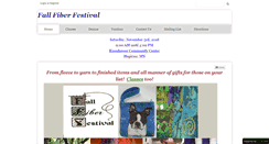 Desktop Screenshot of fallfiberfestival.com